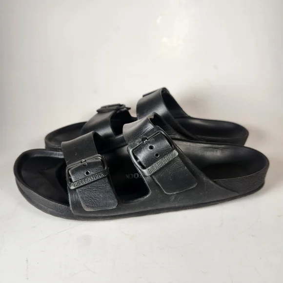 BIRKENSTOCK Women's Arizona Essentials Sandals 38 / 7 Black Slide Beachy Shoes - Picture 3 of 8